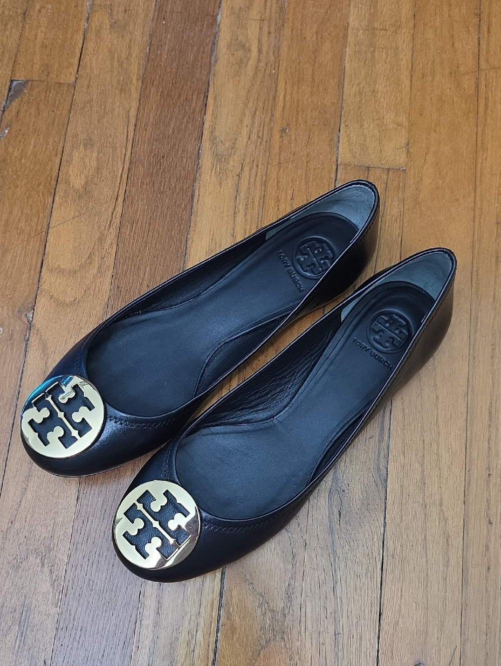 Tory Burch Black Reva Flats Size 10